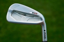 PING S55 7 IRON  CFS STIFF SHAFT BLACK DOT