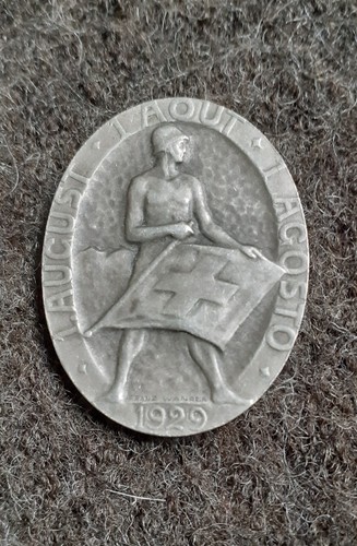 Swiss badge commemorating - swiss,