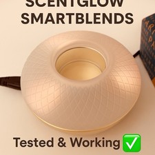 PartyLite Electric Wax Warmer SmartBlends Fragrance Warmer Frosted Gold