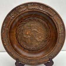 Vintage German Floral Wooden