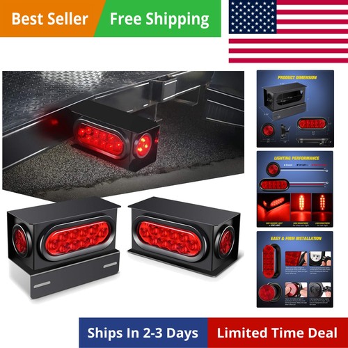 2pcs steel trailer - light, boxes