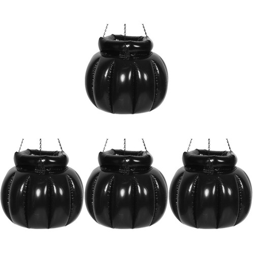 Set halloween cauldron - of,