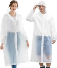 2 Pack Clear Waterproof Poncho