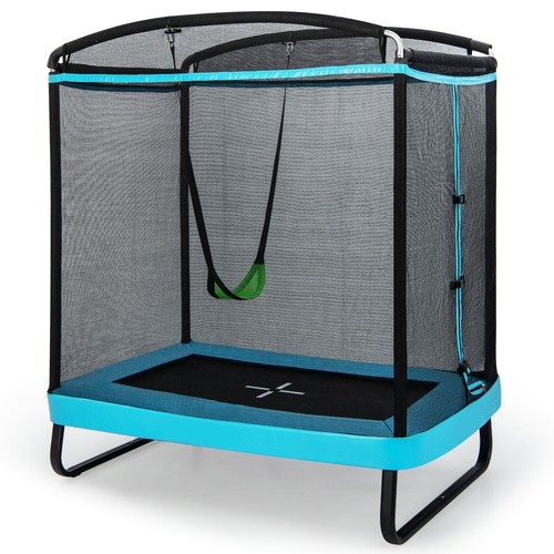 7ft kids trampoline - kids, w/swing