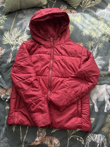Women red puffer jacket - women’s,