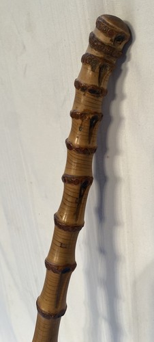 1950s vintage bamboo walking - bamboo,