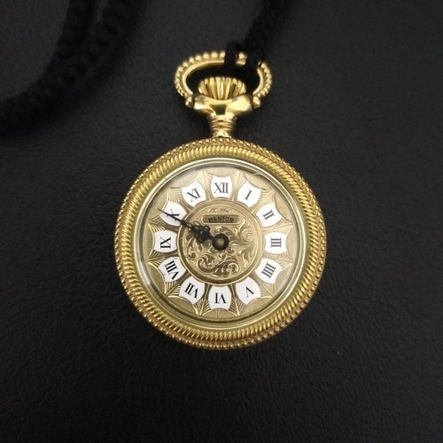 Mentor gold pocket watch - gold,