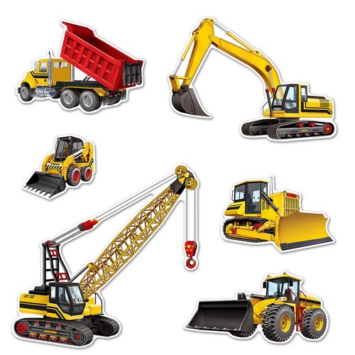 Diggers trucks cutouts - trucks,