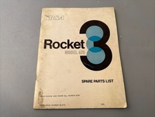 1970 BSA Rocket Model A75 Spare Parts Catalog List Book