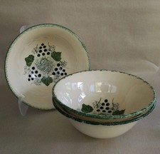 Three Poole Pottery Grapevine