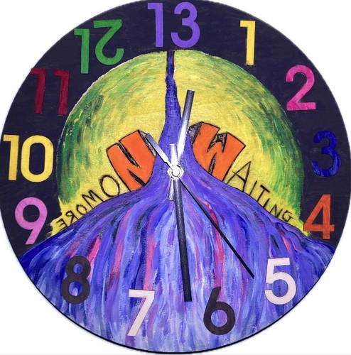 Now mystery clock - ‘now’, 13