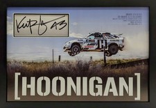 Ken Block Signed Hoonigan Escort Framed Display 690x480mm KB43 Rally Cosworth