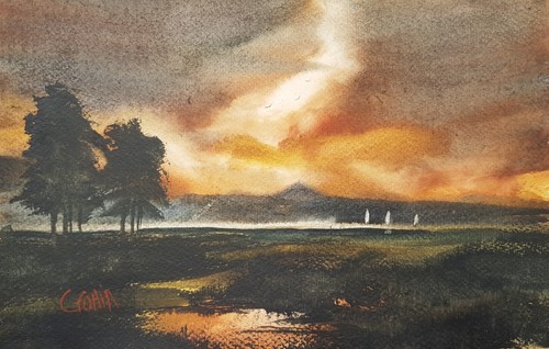 Watercolour painting steven - painting, by