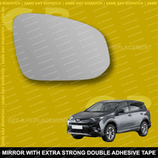 For Toyota RAV 4 wing mirror glass 13-24 Right Driver side Spherical