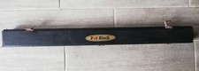 2 Piece Snooker Cue Pot Black  with hard case Pool 7oz