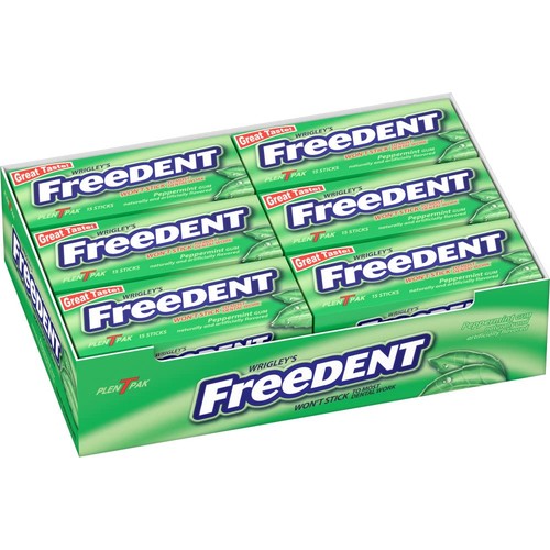 Freedent peppermint chewing - peppermint,