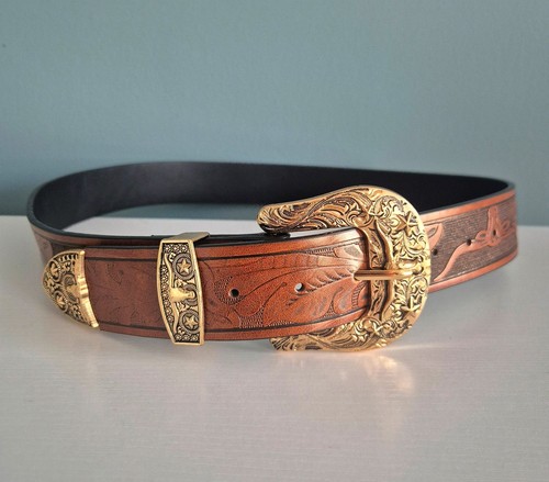 Cowboy belt western brown - belt,