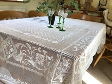 XL Vintage White Lace