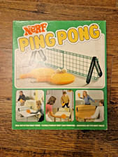 VERY RARE Official Vintage 1980s NERF PING PONG Game Parker Brothers UK SELLER
