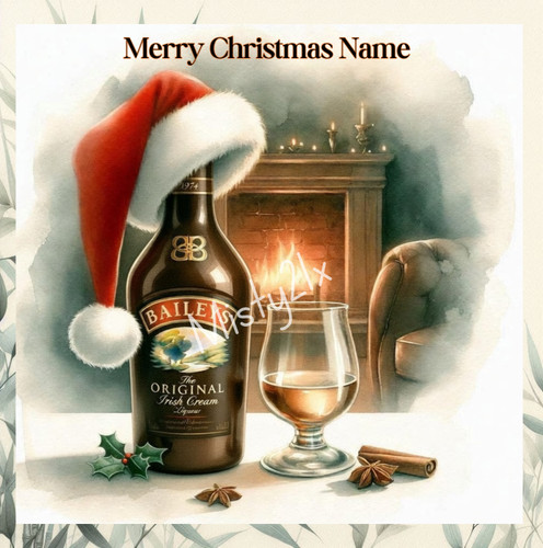 Personalised baileys greeting - personalised,