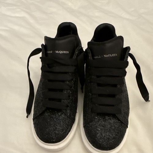 Ladies glitter bling - black, low