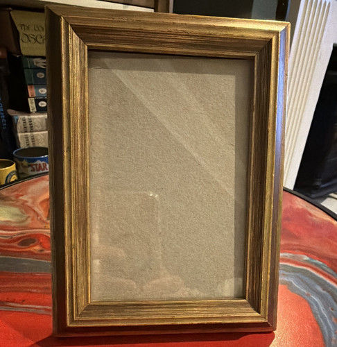 Vintage 1980s ornate gold wood - 1980s,