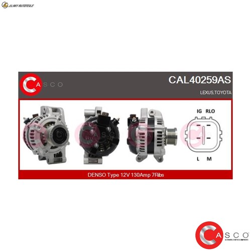 Generator cal40259as for lexus - generator,