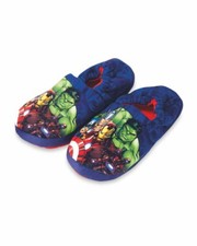 BOYS MARVEL AVENGERS SLIP ON SLIPPERS SIZE 1 NEW