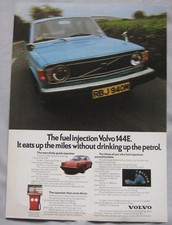 1974 Volvo 144E Original advert No.1