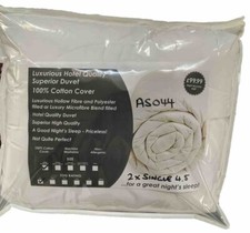 JOB LOT 2 X SINGLE DUVET 4.5