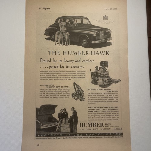Humber hawk mark - humber,
