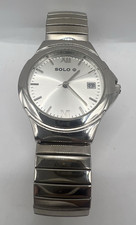 Solo 1 Watch Stretch Strap Stainless  Steel Back Unisex