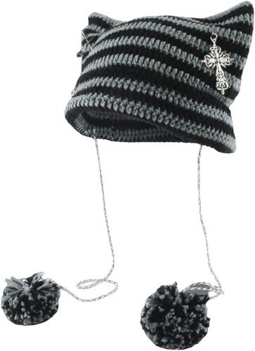 Grunge beanies crochet - crochet, knitted