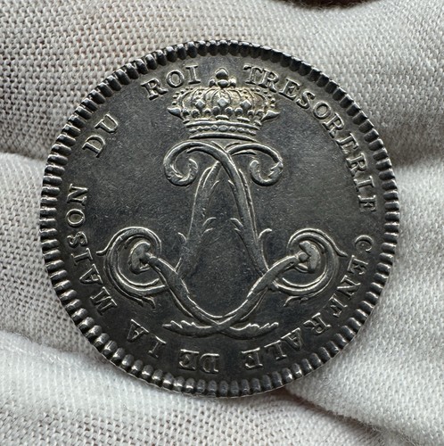 France silver jeton token - silver,