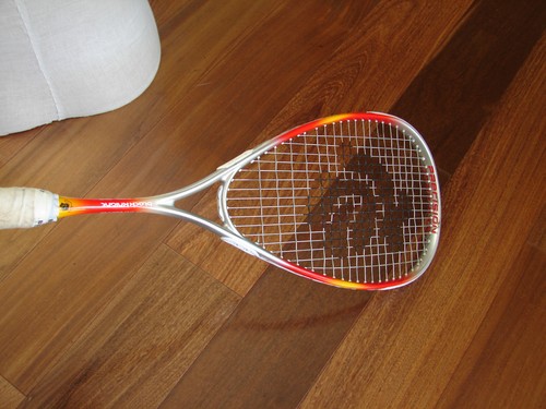 Black knight squash racquet - black,