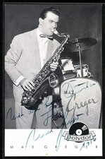 Musician Max Greger at a