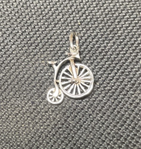 Sterling silver penny farthing - sterling,