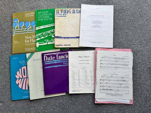 Flute music books sheet - music,