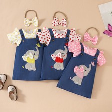 Newborn Baby Girl Ruffle Polka