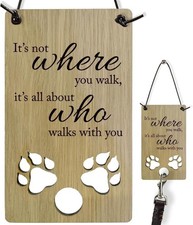 Dog Lead Wall Hanger Plaque