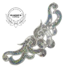 Sequined applique motif