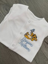 Personalised Baby Sleepsuit