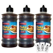 3 BOTTLES X fish and chip shop taste non brewed condiment Traditional Vinegar