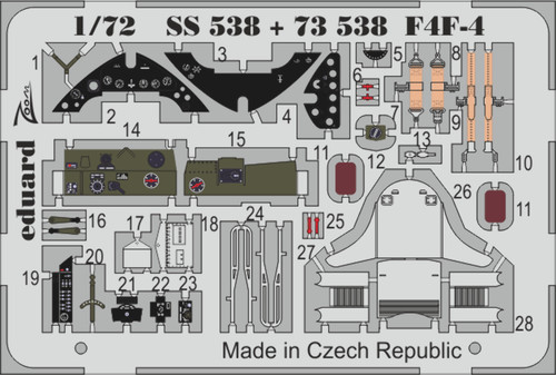 Eduard ss538 f4f - ss538, 1:72