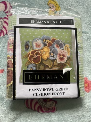 Ehrman kits pansy bowl - bowl, green
