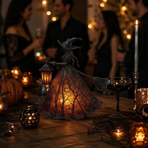 Halloween witch lamp gothic - witch,
