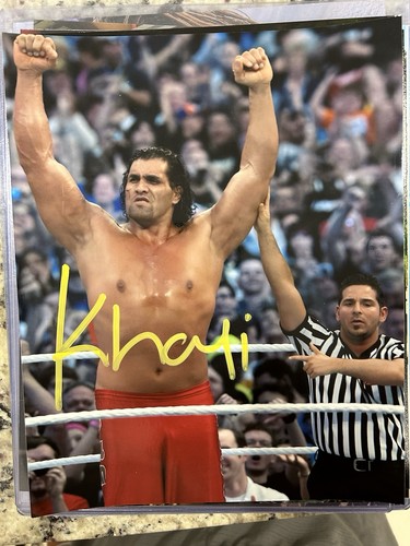 The great khali - the, autographed