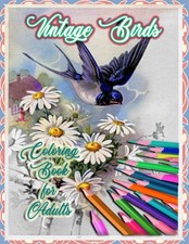 Vintage Birds Coloring Book