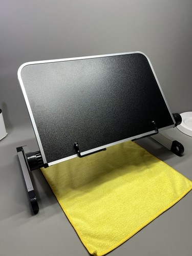 Aluminum large book - aluminum, stand