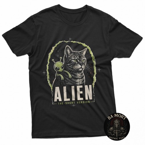 Alien short version cat funny - cat,